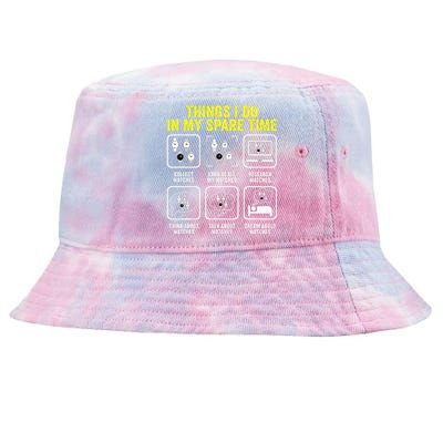 Things I Do In My Spare Time Horologist Watch Collector Tie-Dyed Bucket Hat