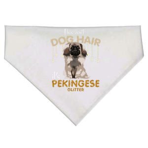 This Isn't Dog Hair It's Pekingese Glitter Gift USA-Made Doggie Bandana