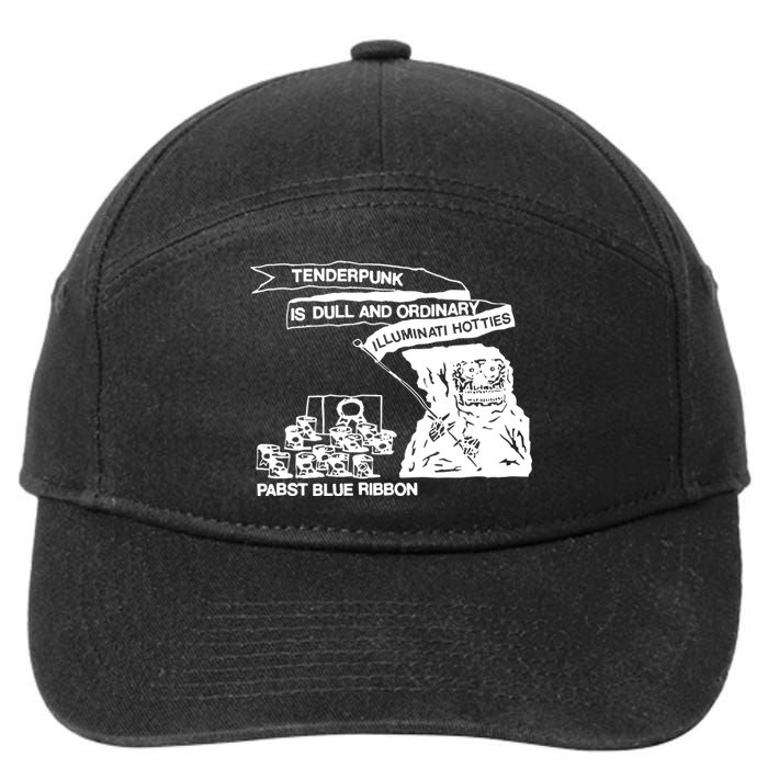 Tenderpunk Is Dull And Ordinary Illuminati Hotties 7-Panel Snapback Hat