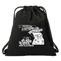 Tenderpunk Is Dull And Ordinary Illuminati Hotties Drawstring Bag