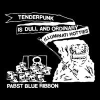 Tenderpunk Is Dull And Ordinary Illuminati Hotties Drawstring Bag