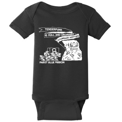 Tenderpunk Is Dull And Ordinary Illuminati Hotties Baby Bodysuit