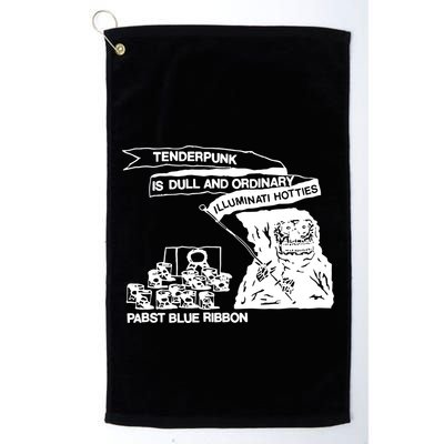 Tenderpunk Is Dull And Ordinary Illuminati Hotties Golf Towel