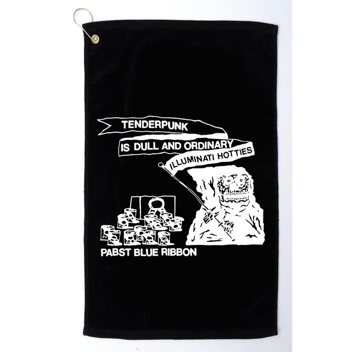 Tenderpunk Is Dull And Ordinary Illuminati Hotties Golf Towel