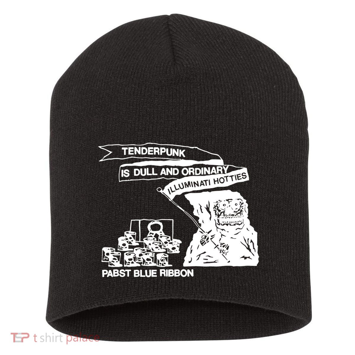 Tenderpunk Is Dull And Ordinary Illuminati Hotties Short Acrylic Beanie