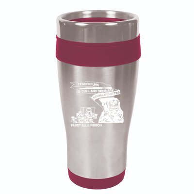 Tenderpunk Is Dull And Ordinary Illuminati Hotties 16oz Travel Tumbler