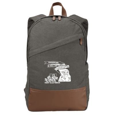 Tenderpunk Is Dull And Ordinary Illuminati Hotties Cotton Canvas Backpack