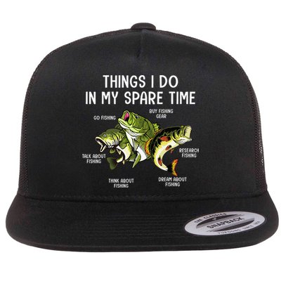 Things I Do In My Spare Time Go Fishing Buy Fishing Lovers Flatbill Hat