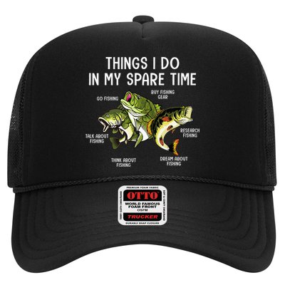 Things I Do In My Spare Time Go Fishing Buy Fishing Lovers Trucker Hat