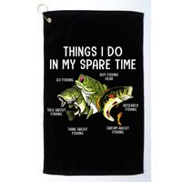 Things I Do In My Spare Time Go Fishing Buy Fishing Lovers Golf Towel
