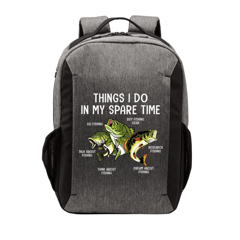 Things I Do In My Spare Time Go Fishing Buy Fishing Lovers Vector Backpack