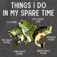 Things I Do In My Spare Time Go Fishing Buy Fishing Lovers Vector Backpack