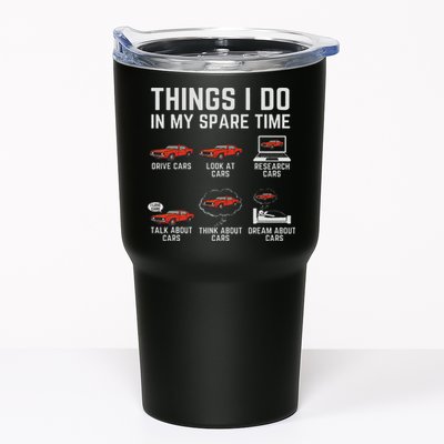 Things I Do In My Spare Time Funny Car Enthusiast Car Lover Tumbler