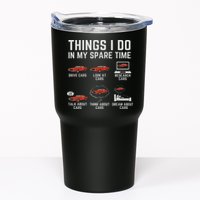 Things I Do In My Spare Time Funny Car Enthusiast Car Lover Tumbler