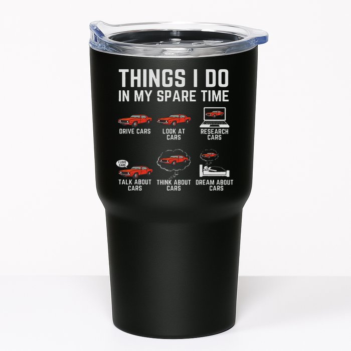 Things I Do In My Spare Time Funny Car Enthusiast Car Lover Tumbler