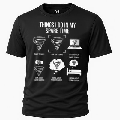 Things I Do In My Spare Time Tornado Storm Chaser Performance Shirt