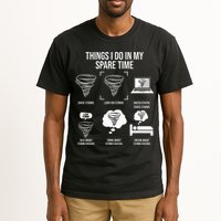 Things I Do In My Spare Time Tornado Storm Chaser Tall T-Shirt