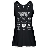 Things I Do In My Spare Time Tornado Storm Chaser Ladies Essential Flowy Tank