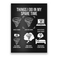 Things I Do In My Spare Time Tornado Storm Chaser Poster
