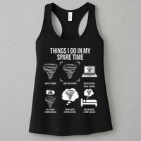 Things I Do In My Spare Time Tornado Storm Chaser Womens Tank Top