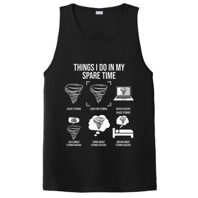 Things I Do In My Spare Time Tornado Storm Chaser PosiCharge Competitor Tank