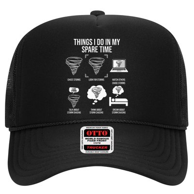 Things I Do In My Spare Time Tornado Storm Chaser Trucker Hat