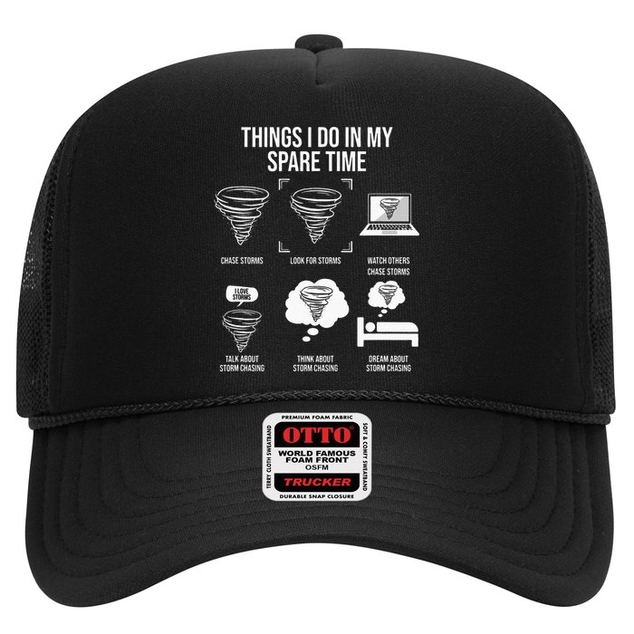 Things I Do In My Spare Time Tornado Storm Chaser Trucker Hat