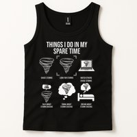 Things I Do In My Spare Time Tornado Storm Chaser Tank Top