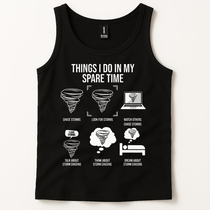 Things I Do In My Spare Time Tornado Storm Chaser Tank Top