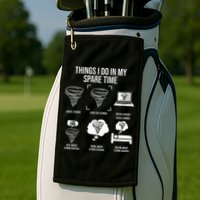 Things I Do In My Spare Time Tornado Storm Chaser Golf Towel