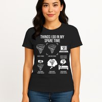 Things I Do In My Spare Time Tornado Storm Chaser Womens T-Shirt