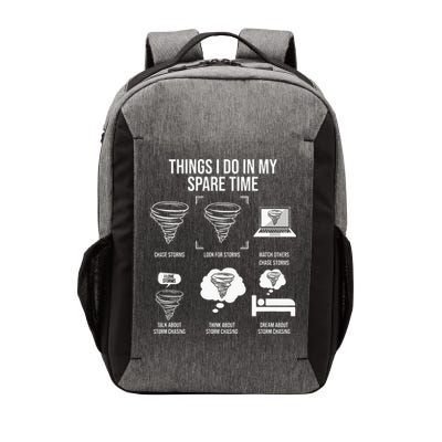 Things I Do In My Spare Time Tornado Storm Chaser Vector Backpack