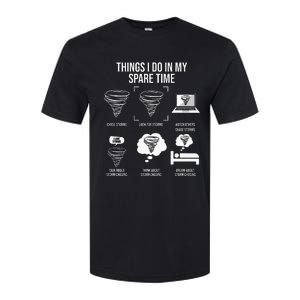 Things I Do In My Spare Time Tornado Storm Chaser Softstyle CVC T-Shirt