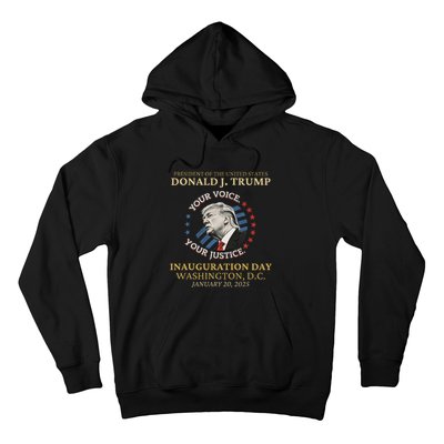 Trump Inauguration Day 2025 Commemorative Memorabilia Hoodie