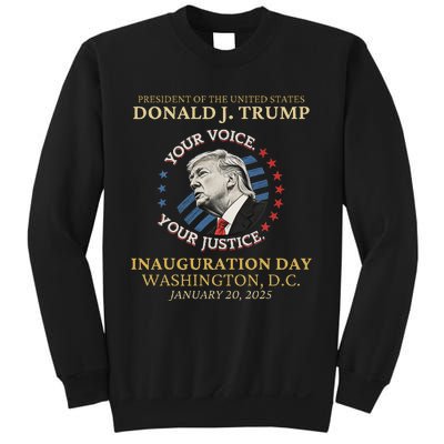 Trump Inauguration Day 2025 Commemorative Memorabilia Sweatshirt