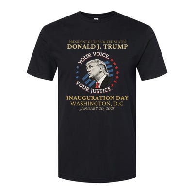 Trump Inauguration Day 2025 Commemorative Memorabilia Softstyle CVC T-Shirt