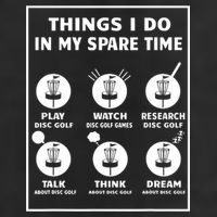 Things I Do In My Spare Time Disc Golf Funny Beanie