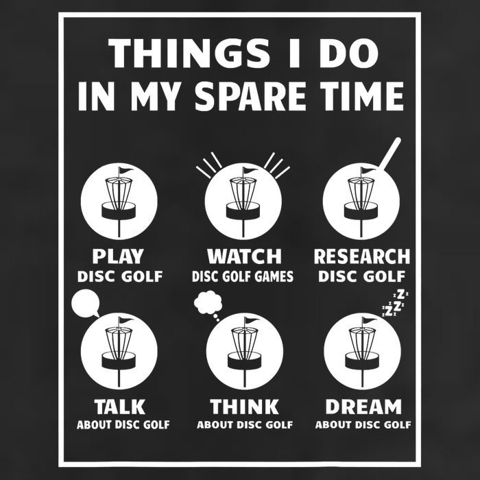Things I Do In My Spare Time Disc Golf Funny Beanie