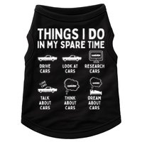 Things I Do In My Spare Time Car Enthusiast Funny Car Guy Doggie Tank