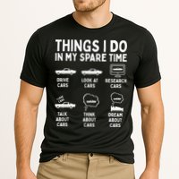 Things I Do In My Spare Time Car Enthusiast Funny Car Guy Performance Shirt