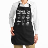 Things I Do In My Spare Time Car Enthusiast Funny Car Guy Apron