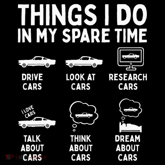 Things I Do In My Spare Time Car Enthusiast Funny Car Guy Sustainable Beanie