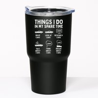 Things I Do In My Spare Time Car Enthusiast Funny Car Guy Tumbler