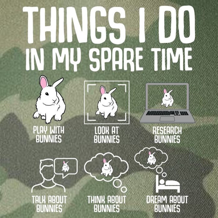 Things I Do In My Spare Time Bunny Rabbit Legacy Tie Dye Trucker Hat
