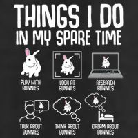 Things I Do In My Spare Time Bunny Rabbit Cool Comfort Performance Bucket Hat
