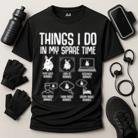 Things I Do In My Spare Time Bunny Rabbit Performance Shirt