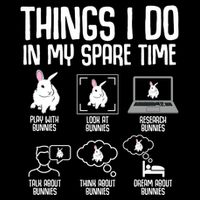 Things I Do In My Spare Time Bunny Rabbit Performance Shirt