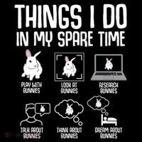 Things I Do In My Spare Time Bunny Rabbit City Backpack