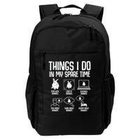 Things I Do In My Spare Time Bunny Rabbit Backpack