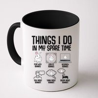 Things I Do In My Spare Time Bunny Rabbit Mug
